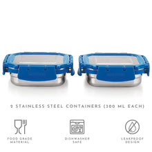 Load image into Gallery viewer, Magnus Milo 2 Lunch Box | Airtight &amp; Leakproof Lunch Box with Bag - 600 ML
