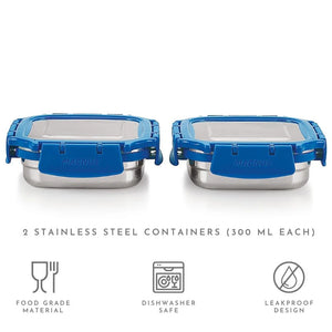 Magnus Milo 2 Lunch Box | Airtight & Leakproof Lunch Box with Bag - 600 ML