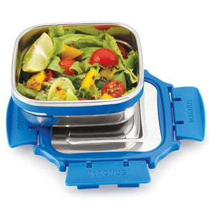 Magnus Milo 2 Lunch Box | Airtight & Leakproof Lunch Box with Bag - 600 ML