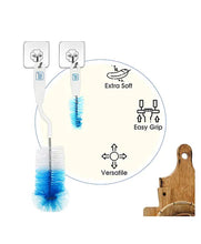 Load image into Gallery viewer, Mee Mee Bottle And Nipple Cleaning Brush - Blue
