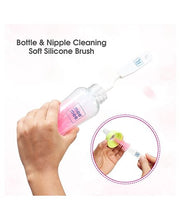 Load image into Gallery viewer, Mee Mee Bottle And Nipple Cleaning Brush - Pink
