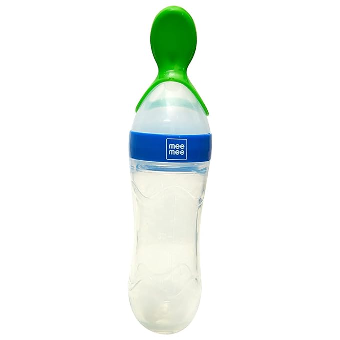 Mee Mee Squeezy Silicone Food Feeder Blue - 90 ml