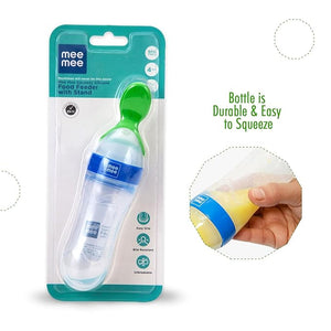 Mee Mee Squeezy Silicone Food Feeder Blue - 90 ml