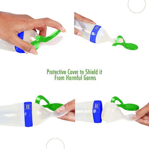 Mee Mee Squeezy Silicone Food Feeder Blue - 90 ml