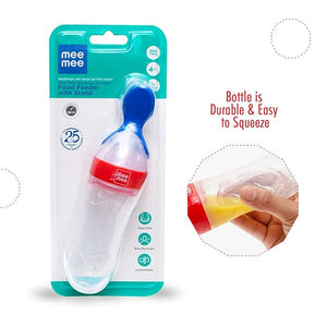 Mee Mee Squeezy Silicone Food Feeder Red - 90 ml