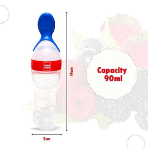 Mee Mee Squeezy Silicone Food Feeder Red - 90 ml