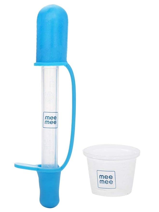 Mee Mee 2 in 1 Accurate Medicine Dropper Cum Dispenser - Blue