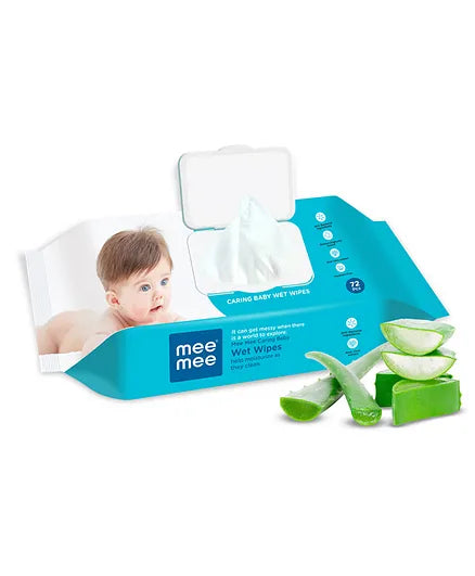 Mee Mee Baby Wet Wipes MM 33016AA - 72 Pcs