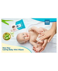 Mee Mee Baby Wet Wipes MM 33016AA - 72 Pcs