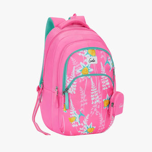 Genie Oliver 36L Pink Laptop Backpack With Laptop Sleeve