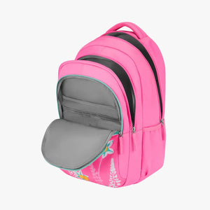 Genie Oliver 36L Pink Laptop Backpack With Laptop Sleeve