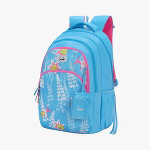 Genie Oliver 36L Blue Laptop Backpack With Laptop Sleeve