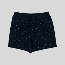 Load image into Gallery viewer, Girls Dotted Print Navy Blue Shorts
