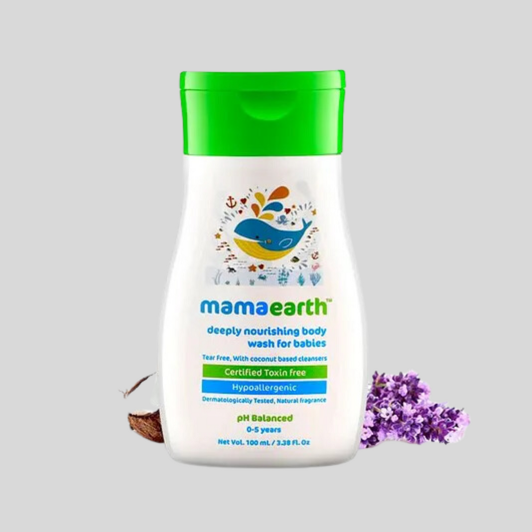 mamaearth Deeply Nourishing Body Wash For Babies - 100 ml