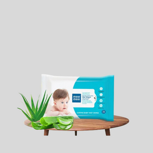 Mee Mee Caring Baby Wet Wipes with Aloe Vera - 72 Pcs