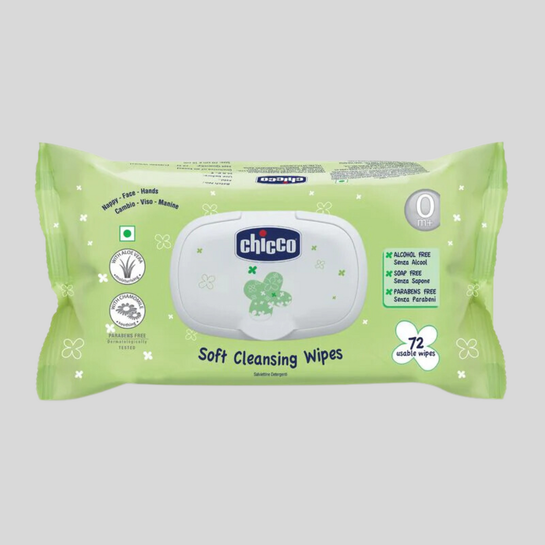 Chicco Baby Wipes - 72 Pcs