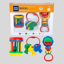 Load image into Gallery viewer, Mee Mee Rattle Set Set of 3 - Multi Color
