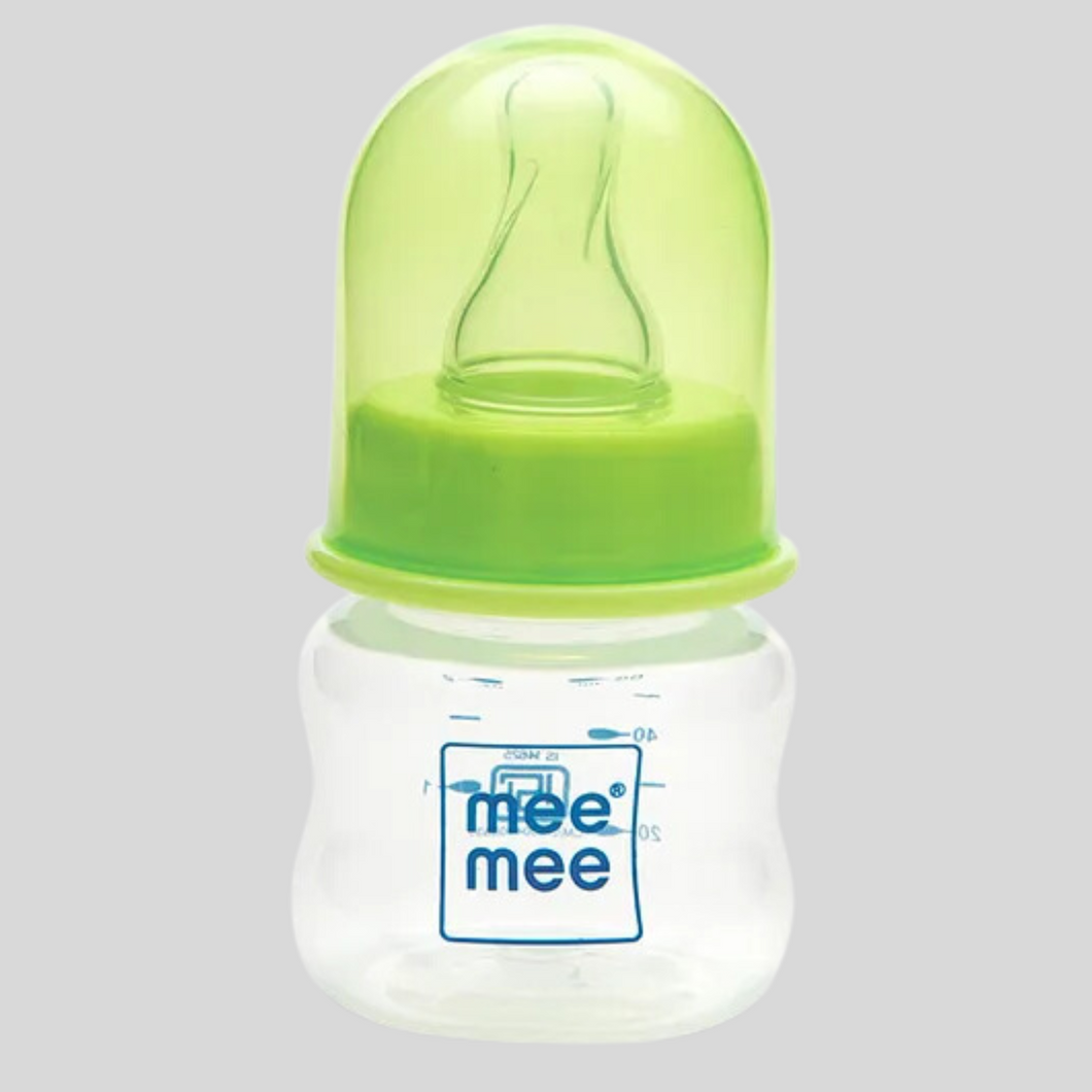 Mee Mee Plastic Premium Feeding Bottle Green - 60 ml