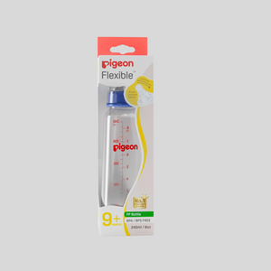 Pigeon Peristaltic Nursing Bottle Blue - 240 ml