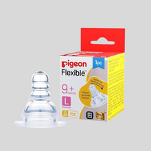 Load image into Gallery viewer, Pigeon Flexible Nipple 9m+
