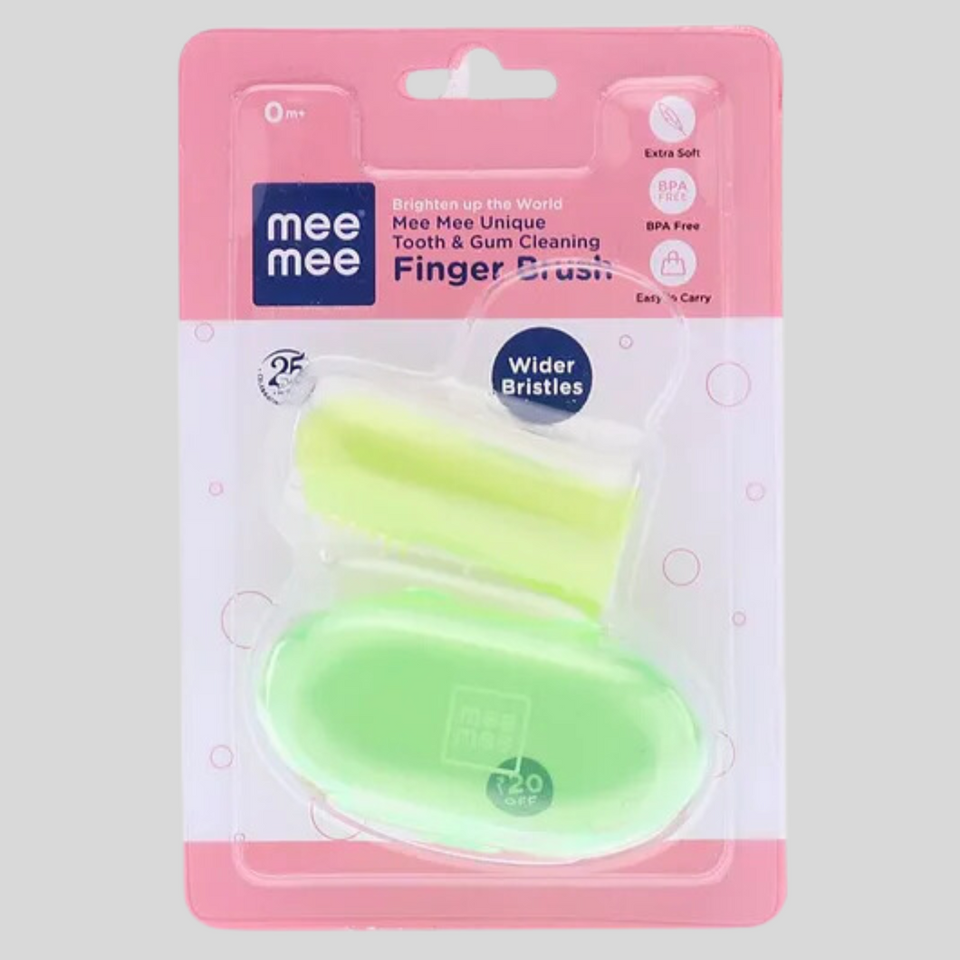 Mee Mee Fingerbrush MM 1020C Green 0m+