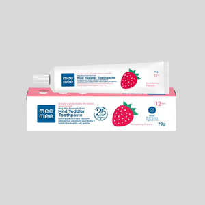 Mee Mee Fluoride-Free Strawberry Flavor Toothpaste - 70 Gram