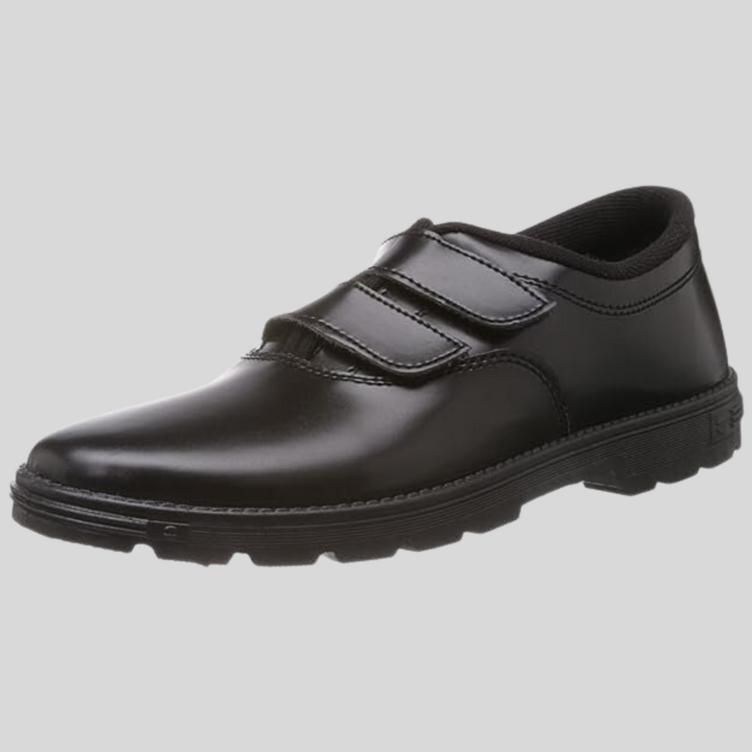 S.Boy Black Shoes ( Velcro )