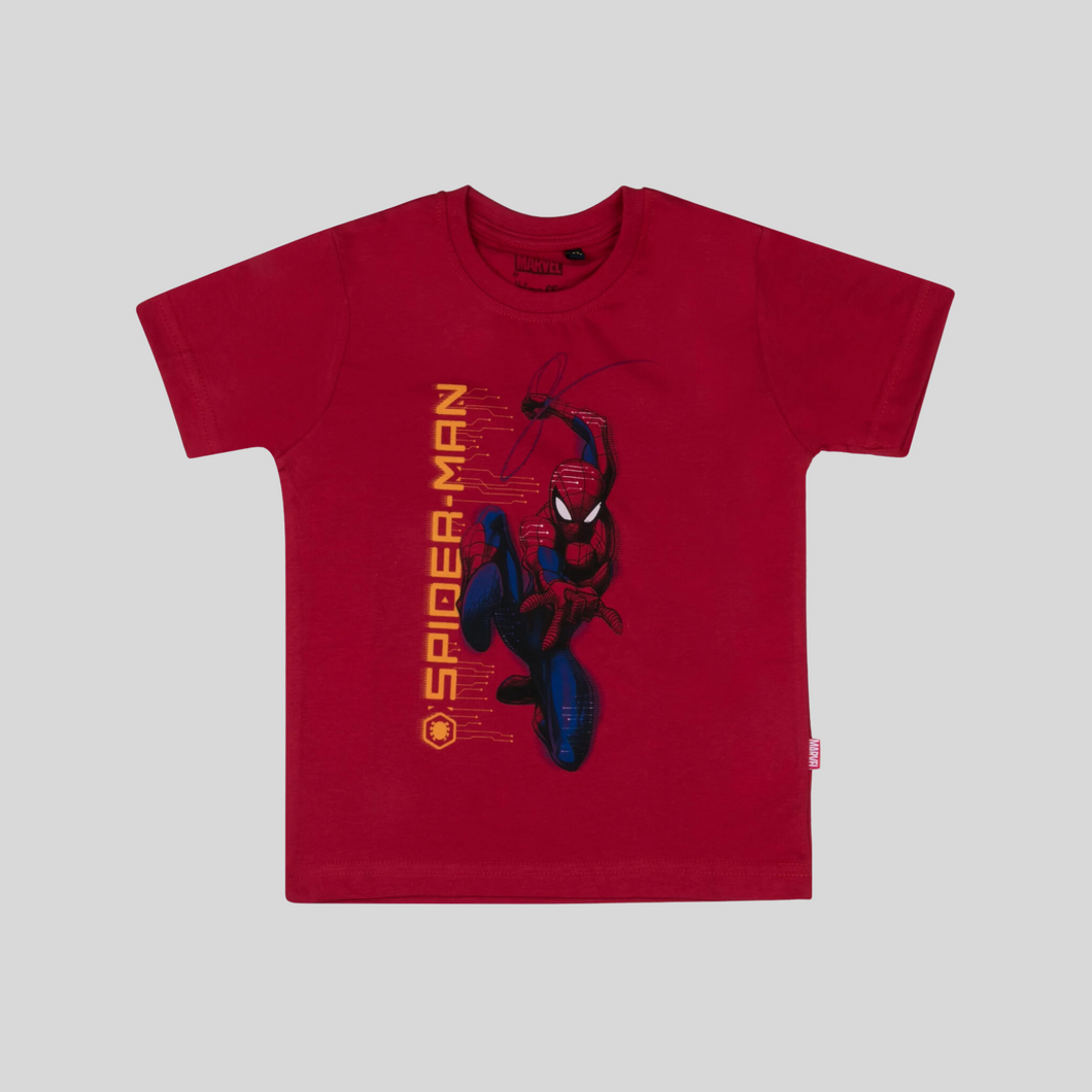 Spider Man Super Hero Red Casual T Shirt