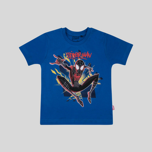 Spider Man Super Hero Blue Casual T Shirt