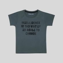 Load image into Gallery viewer, Green Printed Round Neck T-Shirt
