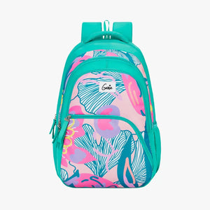 Genie Paradise 36L Teal Laptop Backpack With Raincover