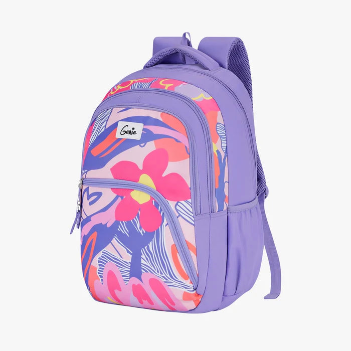 Genie Paradise 36L Lavender Laptop Backpack With Raincover