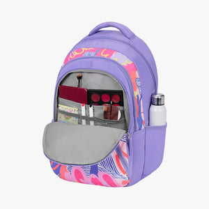 Genie Paradise 36L Lavender Laptop Backpack With Raincover