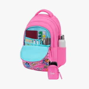 Genie Pearl 27L Pink Juniors Backpack With Easy Access Pockets