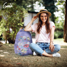 Load image into Gallery viewer, Genie Pearl 27L Purple Juniors Backpack With Easy Access Pockets
