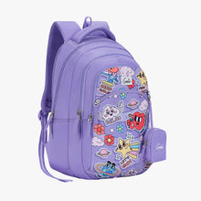 Load image into Gallery viewer, Genie Pearl 27L Purple Juniors Backpack With Easy Access Pockets
