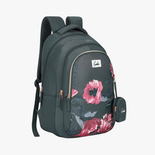 Load image into Gallery viewer, Genie Penny 36L Charcoal Black School Backpack With Premium Fabric
