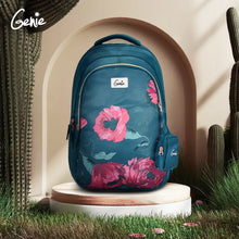 Load image into Gallery viewer, Genie Penny 36L Dark Green School Backpack With Premium Fabric
