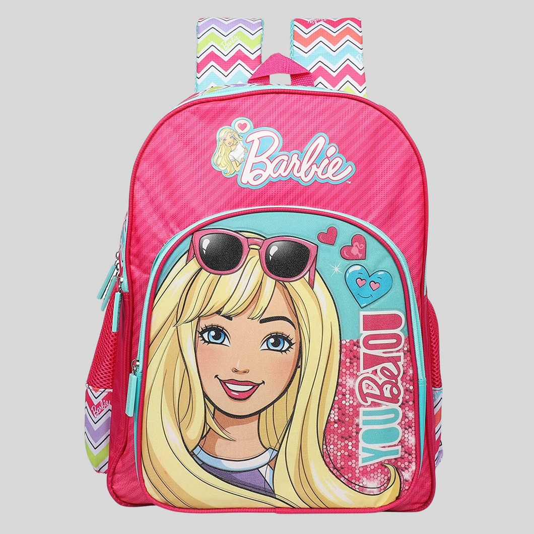 My Baby Excel Barbie Pink School Backpack (Barbie You Be You School Bag )