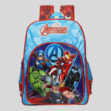 Load image into Gallery viewer, My Baby Excel Marvel Red Blue School Backpack
