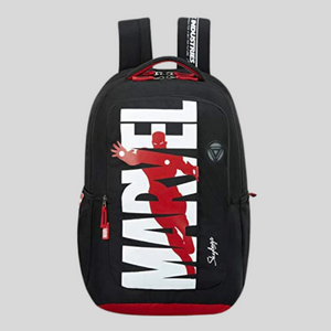 Skybags Marvel 02 Iron Man Black School Backpack 35L