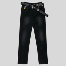 Load image into Gallery viewer, Boys Fashion Black Stretchable Jeans
