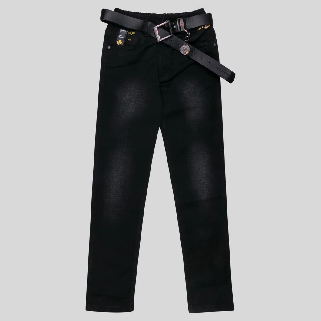 Boys Fashion Black Stretchable Jeans