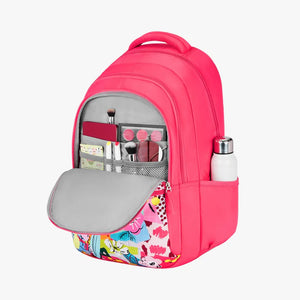 Genie Phoenix 36L Pink Laptop Backpack With Raincover