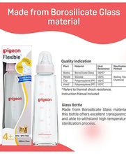 Load image into Gallery viewer, Pigeon Anti Colic Glass Feeding Bottle Pink - 200 ml
