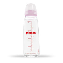 Load image into Gallery viewer, Pigeon Anti Colic Glass Feeding Bottle Pink - 200 ml
