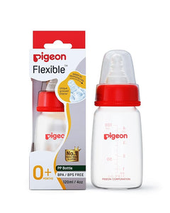 Pigeon Anti Colic Peristaltic Nursing Bottle Red - 120 ml