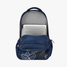 Load image into Gallery viewer, Genie Radiant 36L Navy Blue Laptop Backpack With Raincover
