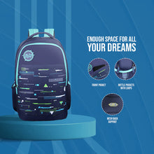 Load image into Gallery viewer, SKYBAGS SQUAD 07 SCHOOL BACKPACK BLUE
