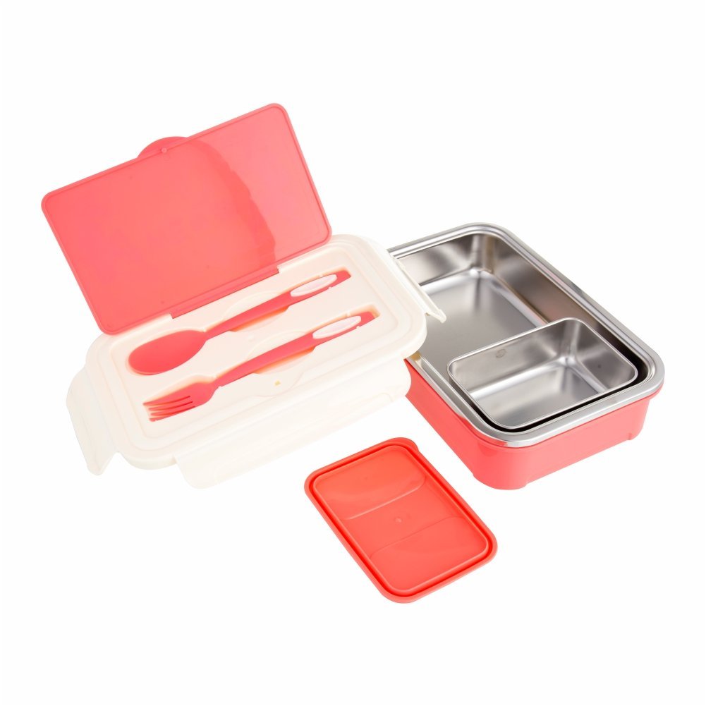 Dubblin Lunch Box Steel Tom 850 Ml Pink For Girls